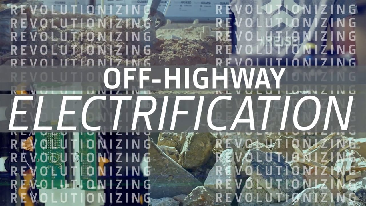 Graphics showing off-highway electrification