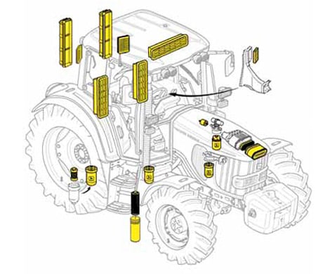 Ersatzschrauben John Deere Traktor Motor zum Schrauben Ersatzteil 