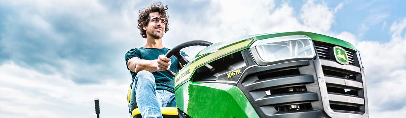 Leistungsstarke 25HP Fahrt auf Garten Rasenmäher Traktor Reiten